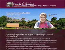 Tablet Screenshot of marciabrubeck.com